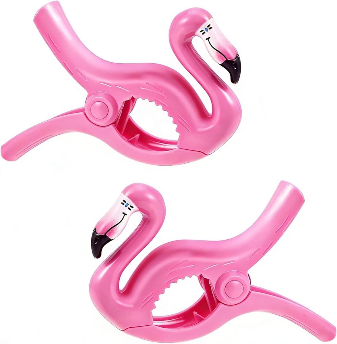 Handdoekklemmen voor Strandstoelen - Roze - 13 cm - Duurzaam Ontwerp - Voor Strand en Zwembad — afbeelding 1