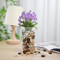 Decoratieve Glazen Kiezels 800 Stuks, 17-20mm Rond, Perfect voor Aquariums, Tuin, en Knutselprojecten — thumbnail 3