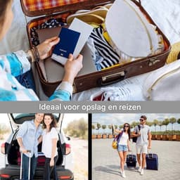 GELLDG 2 Stuks Waschnetten - Wäschesack voor Schoenen - 42x24x24cm - Hoogwaardig Polyester - Sterk en Duurzaam - Geschikt voor Wasmachine en Reizen — thumbnail 2