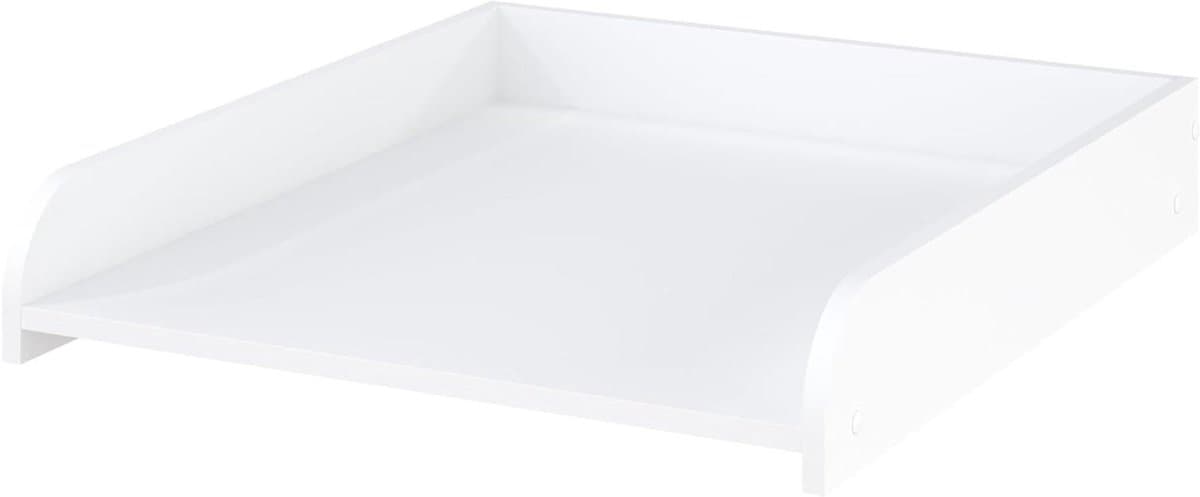 Aankleedopzetstuk Wasmachine - Commode Opzet - Baby Verzorgen - Ruimtebesparend Ontwerp - 71.6 x 63.2 cm - Wit — afbeelding 1