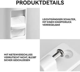 Uitschuifbare waslijn, Geschikt voor zowel binnen- als buitengebruik, wandmontage Geschikt voor aparte ophanggaten Geschikt voor snel drogen. — thumbnail 1