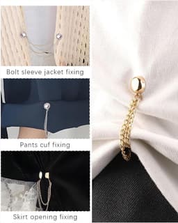 Dailygoods- Wasknijpers Magnetisch - Multifunctionele Kledingclips - Kledingclips voor Hijab - Sterke Magneten - Eenvoudig te Gebruiken - Elegante Look — thumbnail 2