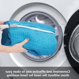 2 Stuks Schoenwaszakken voor de Wasmachine, Herbruikbare Waszakken met Rits, Ideaal voor Sneakers en Sportschoenen — thumbnail 5