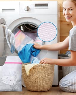 Waszakken Set - Polyester - Grote Capaciteit - Beschermt Kleding - Voor Diverse Kledingstukken — thumbnail 4