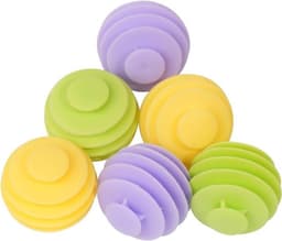 Set van 6 herbruikbare wasballen voor wasmachine en droger - Bespaar energie en tijd met drogerballen. — thumbnail 1