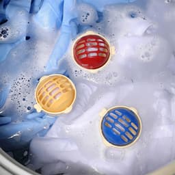 SnelShoppen - Herbruikbare Wasballen voor Kleding, Dierenhaar Verwijderaar, Lintverwijderaar, Pufferfish Vorm, Robuust en Effectief, 6 Stuks, Ideaal v — thumbnail 3