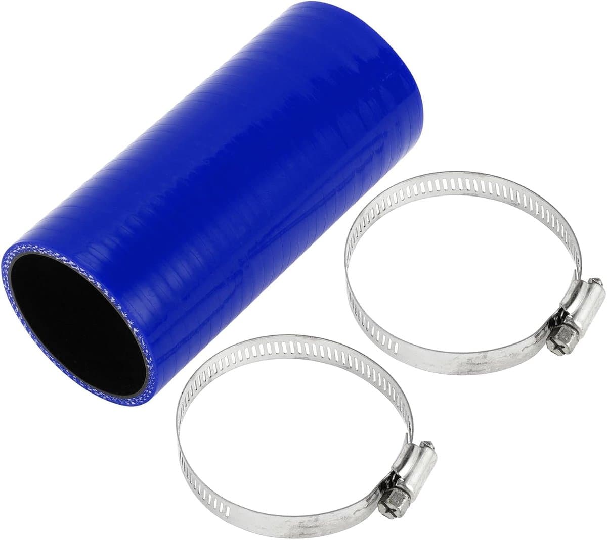 SnelShoppen - Auto Silicone Slang Koelslang 60mm Binnendiameter 150mm Lengte 0 Graden 4-Laags 5mm Dikke Luchtinlaat/Turbo/Intercooler Leidingbuis Zwar — afbeelding 1