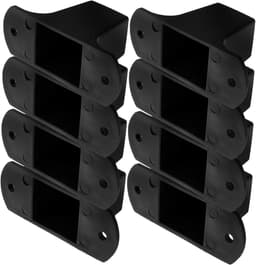 Luidspreker Isolatiepads - Speaker Voetjes Dempers - Trillingen Reduceren - Minimaliseert Geluidsvervorming - 8.3 cm - Zwart — thumbnail 1