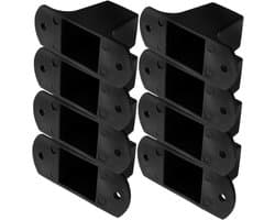 Luidspreker Isolatiepads - Speaker Voetjes Dempers - Trillingen Reduceren - Minimaliseert Geluidsvervorming - 8.3 cm - Zwart