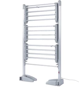 Elektrisch droogtoren - droogrek - opvouwbaar - 620x460x1120mm zilver — thumbnail 2