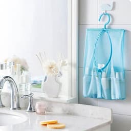 Hangende Waslijnknijperzak Net voor Badkamer of Wasmand - Sneldrogend — thumbnail 2