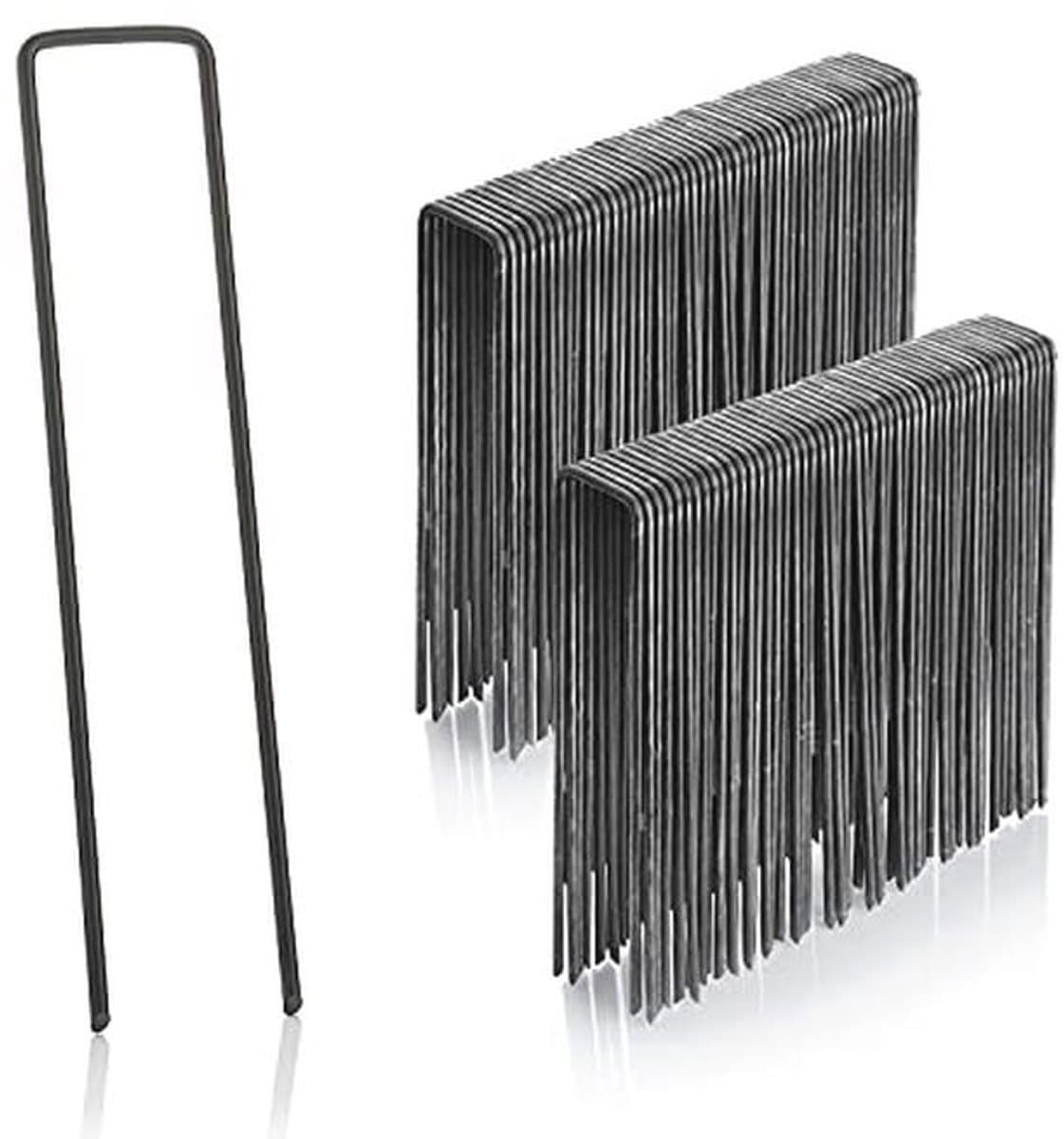 GardenMate 100 grondankers van staaldraad 150 mm lang, 25 mm breed, Ø 2,9 mm — afbeelding 1
