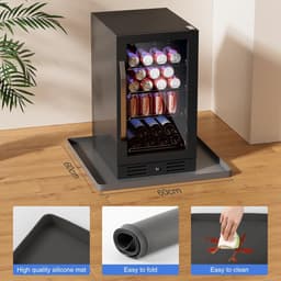 Grote Siliconen Antibacteriële Lekbak voor Onder Koelkast en Wasmachine — thumbnail 2