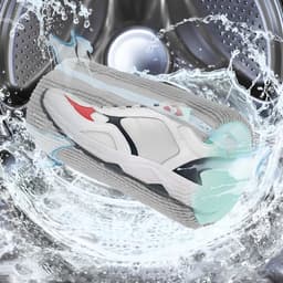 Herbruikbare Waszak voor Schoenen - Ideaal voor Sneakers en Hardloopschoenen - 2 Stuks - Grijs — thumbnail 5