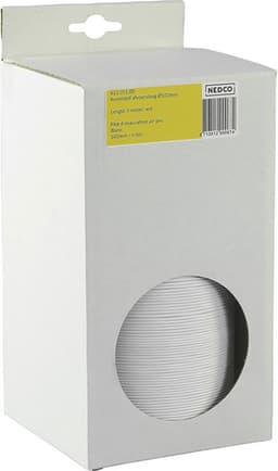 Kunststof afvoerslang Ø102mm 3m wit — thumbnail 5