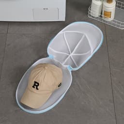 Waszak Voor Petjes I Basebal Cap Wasnet I Washing Bag Pet | Waszak Wasmachine I Waszakken | Voorkomt Kreukels En Kleurverlies — thumbnail 4
