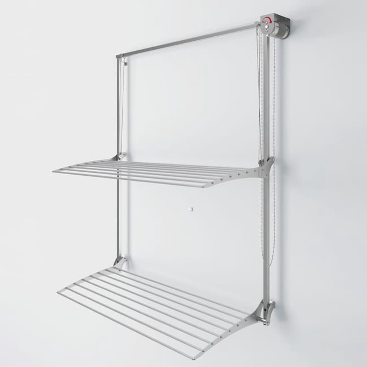 Foxydry Wall Plus 152 cm wanddroogrek -bediening rechts- 152 x 52 x 137 cm — afbeelding 1