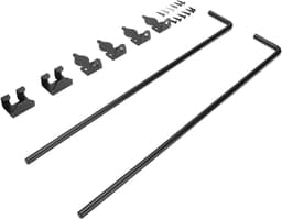 Grondgrendel - Poort Stabilisator - Hekken Beveiligen - Zware Staalconstructie - 60 cm Lengte - Zwart — thumbnail 5