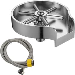 Glas Wasmachine - Flessen Reiniger - Snel Glazen Spoelen - Automatisch Spuiten - 5 Stuks - Zilver — thumbnail 1