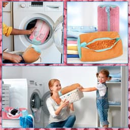Waszak voor Schoenen, Geschikt voor de Wasmachine, Met Rits, Ideaal voor Sneakers en Sportschoenen, Verkrijgbaar in Meerdere Kleuren, Bescherming en Hygiëne tijdens het Wassen — thumbnail 3