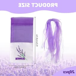 Lavendelzakken voor Kasten - 20 Stuks Geurzakjes voor Lades, Potpourri en Aromatherapie, Frisse Geur en Insectenwerend voor Kleding en Schoenen — thumbnail 5