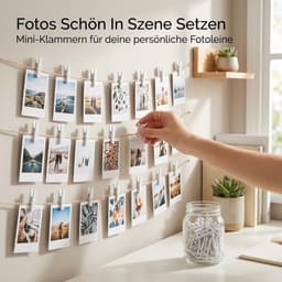 Dailygoods- Wasknijpers Hout 72 Stuks - Mini Wasknijpers - Decoratieve Klemmen - Knutselen - DIY Projecten - Creatieve Tafeldecoratie - Knijpers — thumbnail 4