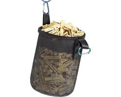 Wasknijper Tas - Opberger Clips - Kleding Wassen - Trekkoord Sluiting - Grote Capaciteit - Grijs