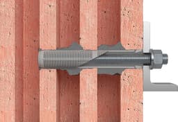 Ankerstang RVS M12 - Bevestigingsstaaf Metaal - Zware Verankering Buiten - Variabele Diepte Instelling - M12 x 160mm - Zilverkleurig — thumbnail 4