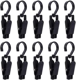 Byshayne- Wasknijpers 10 Stuks - Multifunctioneel Ontwerp - Draaibaar - Antislip - Klemkracht - Voor Kleding en Hoeden - Ophangclips — thumbnail 4
