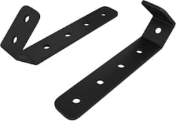vidaXL - Haken - 2 - st - Zwart - M5 - x - 110 - mm - IJzer — thumbnail 1