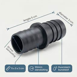 Cheqo® Afvoerdoorverbinder - Afvoer Verbinder - Afvoer Koppeling - Afvoer Connector - Afvoer Verbinding - Afvoer Koppelstuk - Afvoer Mof - Afvoer Verloopstuk - Afvoer Rechte Koppeling — thumbnail 4