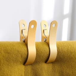 Allecto plus - Set van 2 goudkleurige wasknijpers voor strand- en badhanddoeken en beddengoed — thumbnail 4