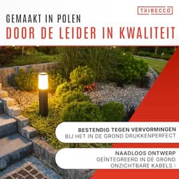 Grondanker voor tuinen - Ø 116 x 300 mm met kabeldoorvoer - Gegalvaniseerd staal — thumbnail 2