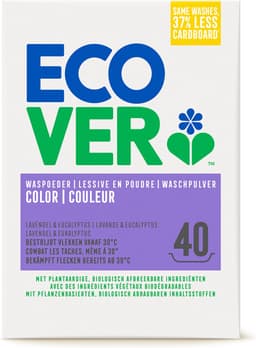 Ecover - Waspoeder Kleur - Voordeelverpakking 4 x 3 kg - Krachtige vlekverwijdering vanaf 30 °C - Behoudt kleur & vermindert katoenpluis — thumbnail 5