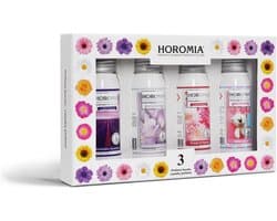 Horomia Geschenkset - Wasparfum Proefpakket - Horo 3 - 4x 50ml wasparfum