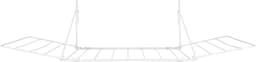 Blokker Wasrek Hangend 12m Drooglengte Wit - Praktisch Droogrek Deur of Balkon - Eenvoudige Installatie - Compact en Ruimtebesparend Hangdroogrek Trapgat — thumbnail 4