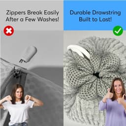 Waszak voor schoenen - 360 graden reiniging, ideaal voor sneakers en sportschoenen, wasmachine veilig — thumbnail 3