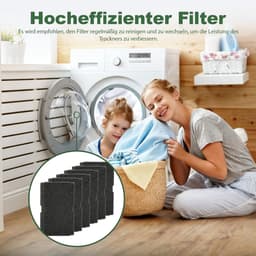 6 Stuks filter geschikt voor Beko Blomberg spons droger - wasdroger droogkast 245x155 mm pluizenfilter stoffilter - Alternatief geschikt voor Beko Blomberg - 2964840100 — thumbnail 5