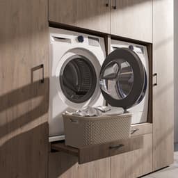 Roomart SERIE 2 Wasmachine Ombouwkast 224x205 cm - Kastenwand met 2 Hoge Kasten - Eiken — thumbnail 2