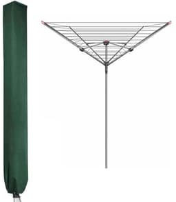 PATIO PLUS Grote Roterende Waslijn Cover 16x16x180cm Waterdichte Roterende Droger Cover Kleding Luchter Met Zip 600D - ShopVlot — thumbnail 2