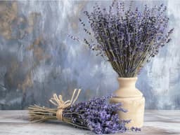 Gedroogde bloemen, nooit verdord decoratief bloemenboeket voor bloemstuk, bruiloft, thuis, kantoor, lavendelbundels — thumbnail 4