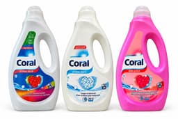 Coral - Voordeelverpakking wasmiddel - Optimal White, Optimal Color & Wool and Silk - 3 x 1,17L - 26 wasbeurten per fles — thumbnail 1