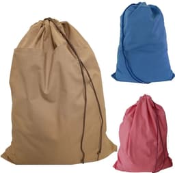 Bluvardi katoenen waszakken set van 3 stuks - XXL -bruin- red bruin- blauw — thumbnail 1