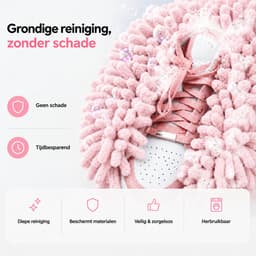 BOTC Schoenwaszak - Waszak voor schoenen - 2 stuks - Herbruikbaar - Wasmachine&Droger - voor Sneakers en Tennisschoenen - Lichtroze — thumbnail 5