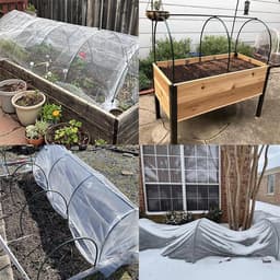 SnelShoppen - 50 Pcs Plant Tunnel Arches voor Verhoogde Bedden - Verwijderbare Folietunnel voor Tuin - Glasvezel, 38 cm, Hoops, Grondankers, Tuinacces — thumbnail 3