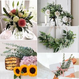 Gedroogde eucalyptusbundel, 45,7 cm, natuurlijke groene eucalyptusplant, echte eucalyptusstengels, eucalyptustakken, douche, eucalyptus, hangende geconserveerde eucalyptus voor bloemstuk — thumbnail 3