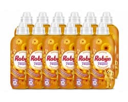 12 x Robijn – Wasverzachter – Passiebloem & Bergamot – 780 ml - Voordeelverpakking - 12 stuks