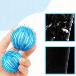 12x Wasmachines Ballen - Verwijderen Pluisjes & Huisdierhaar (3,5 cm) — thumbnail 3