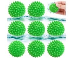 8x Wollen Droogballen voor Zachte Kleding & Snellere Droogtijd