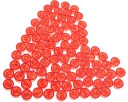 1set Vervangende Schaakstukken Voor Bingo Spellen Nummer Schaakstukken Accessoires Voor Feestjes Spelletjes Met Familie Vrienden